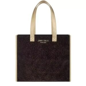 Jimmy Choo Black Tote with Gold Handles